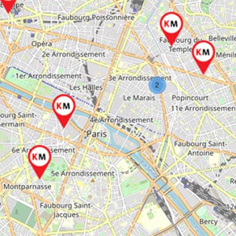 Trouver une borne proche de chez vous